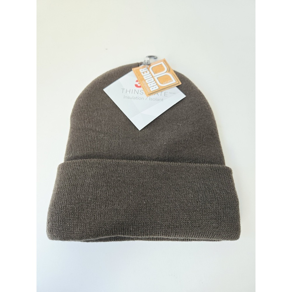 Broner winter hat beanie one size NWT Brown